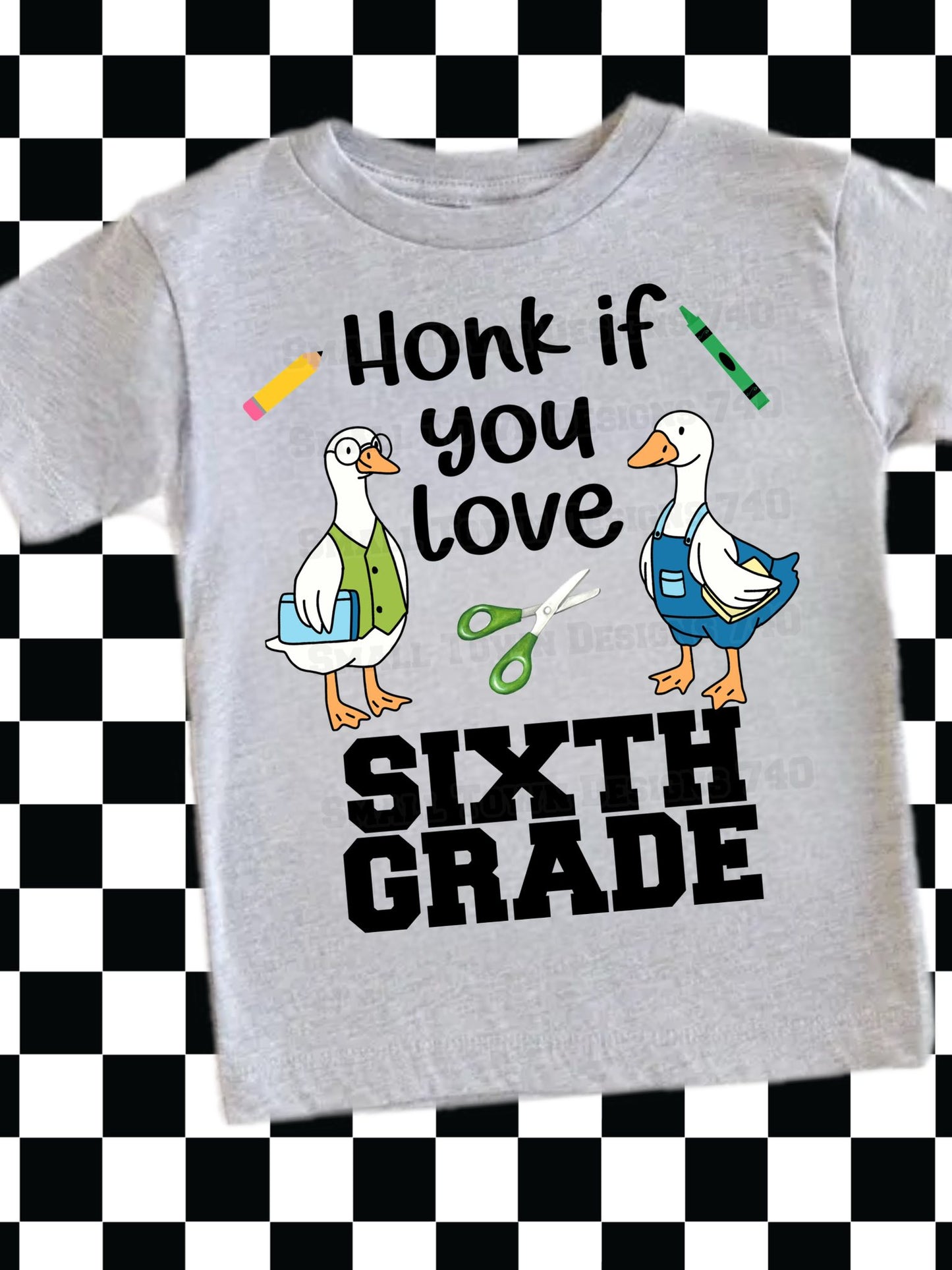 Honk If You Love Grade Level and Teaching (Choose Yours) 01631