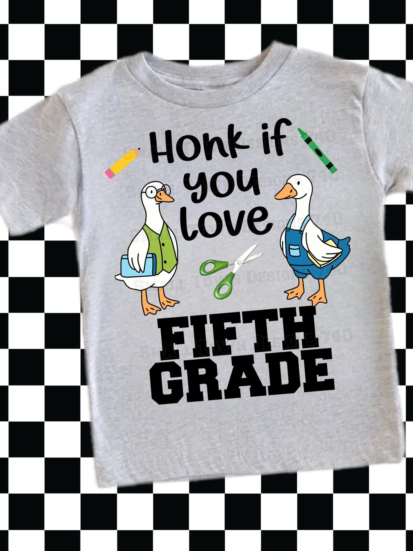 Honk If You Love Grade Level and Teaching (Choose Yours) 01631