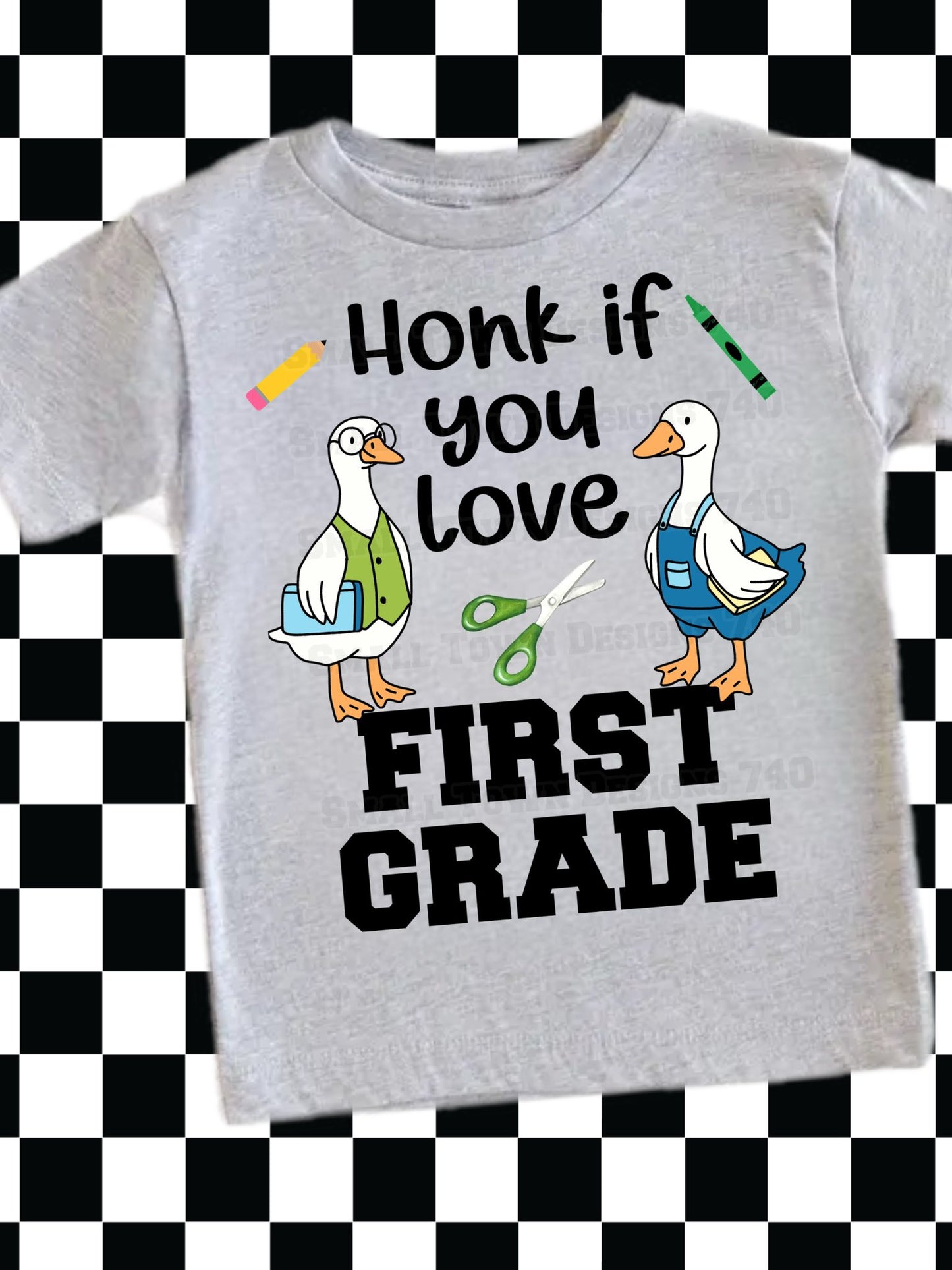 Honk If You Love Grade Level and Teaching (Choose Yours) 01631