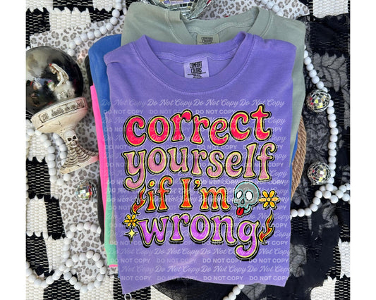 Correct Yourself If I'm Wrong 01595