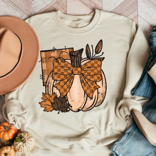 Plaid Coquette Pumpkin 01483