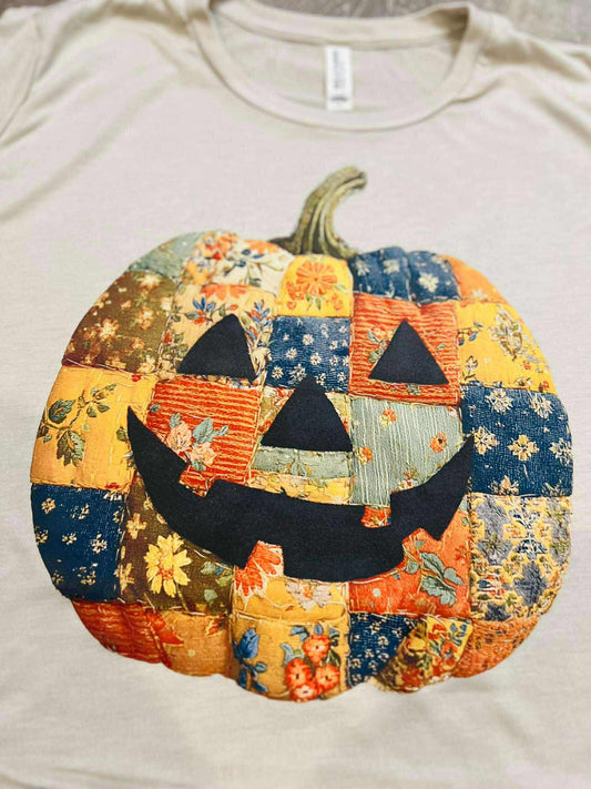 Patchwork Pumpkin Floral 01452