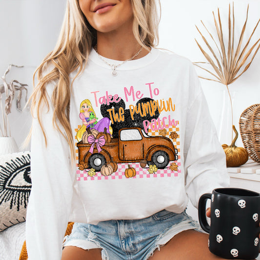 Take Me to the Pumpkin Patch Princesses (Choose Yours) 01388