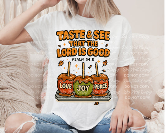 Taste and See the Lord Is Good 01170