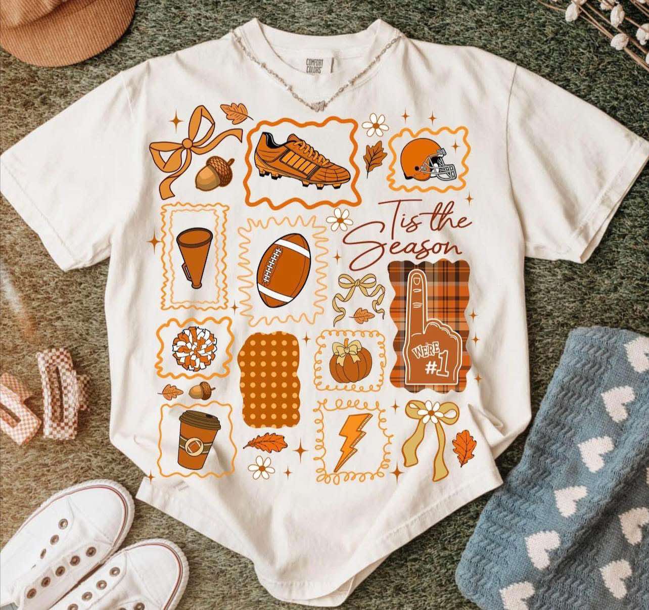 Tis the Season Football Stamp Collage 01104