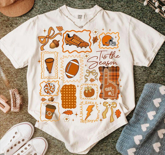 Tis the Season Football Stamp Collage 01104