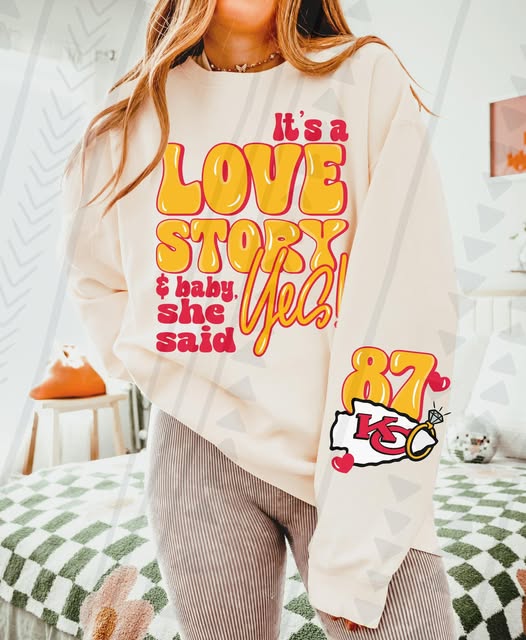 It's a Love Story Baby and She Said Yes (SLEEVES SOLD SEPARATELY) 01013