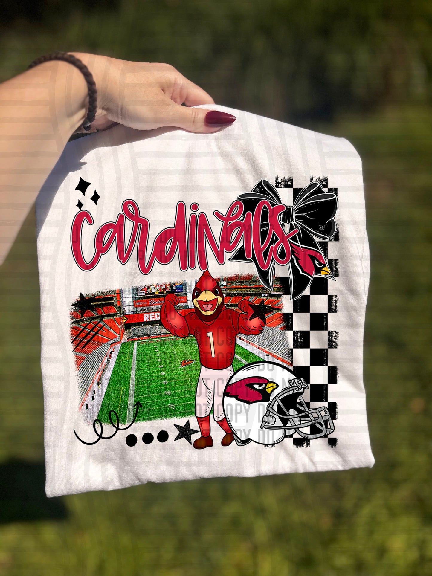 Pro Football Team Stadium Coquette Mascot (Choose Yours) 00918