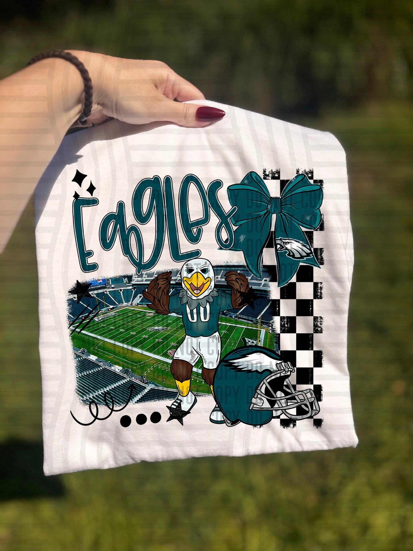 Pro Football Team Stadium Coquette Mascot (Choose Yours) 00918