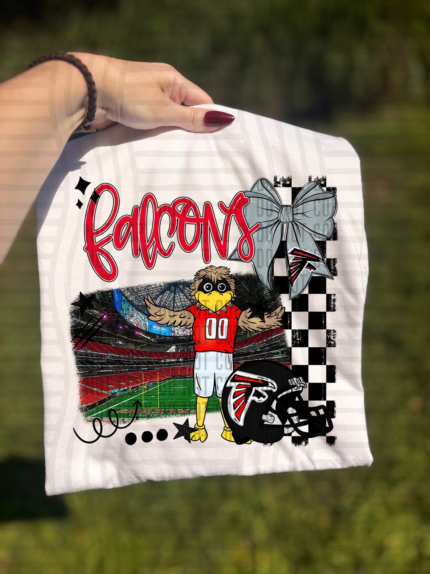 Pro Football Team Stadium Coquette Mascot (Choose Yours) 00918