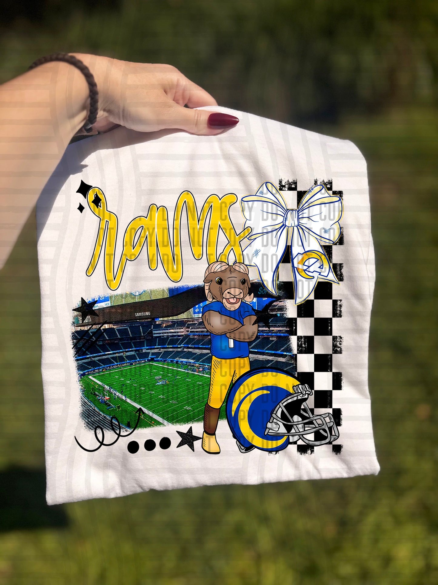 Pro Football Team Stadium Coquette Mascot (Choose Yours) 00918