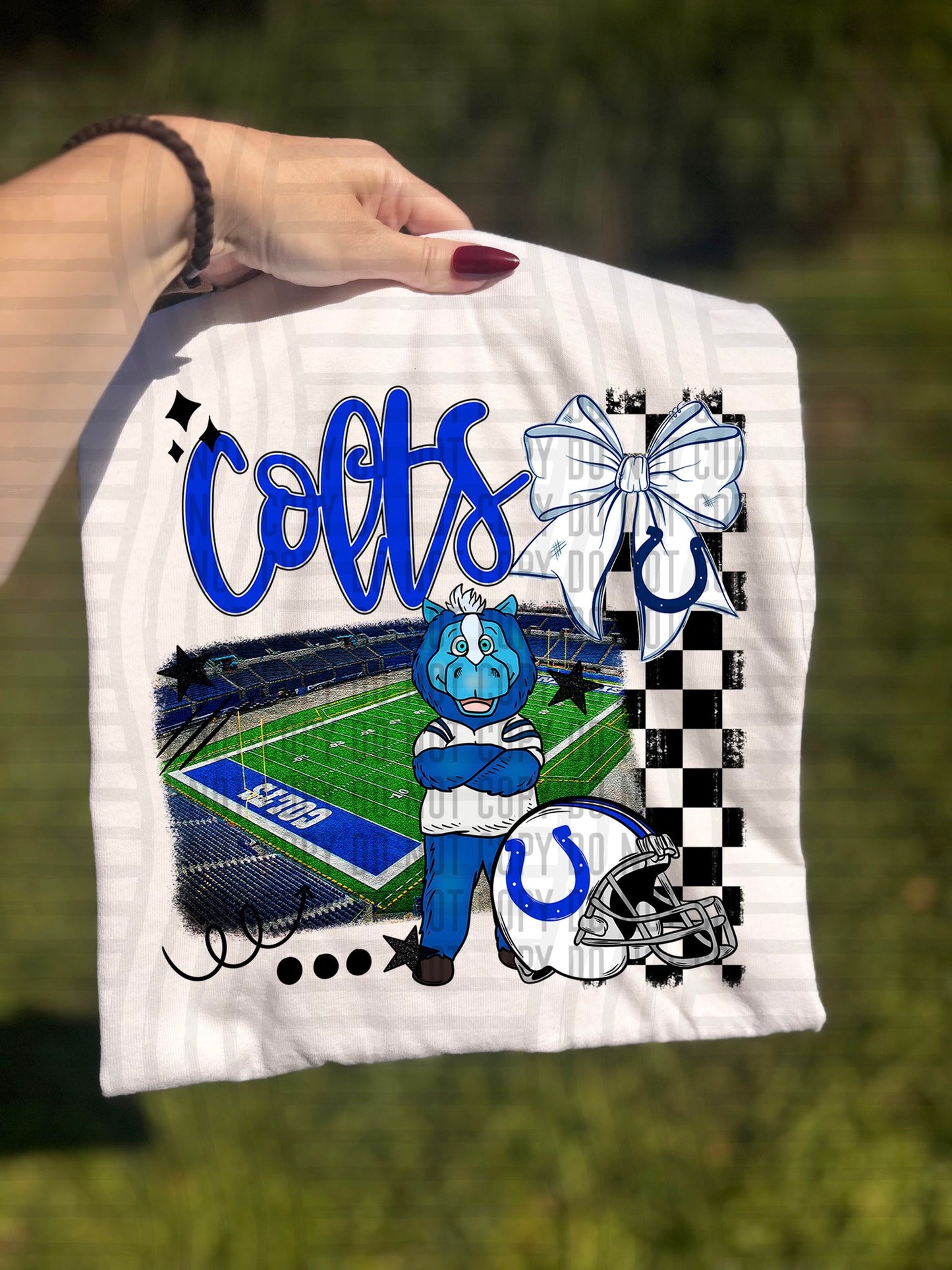 Pro Football Team Stadium Coquette Mascot (Choose Yours) 00918