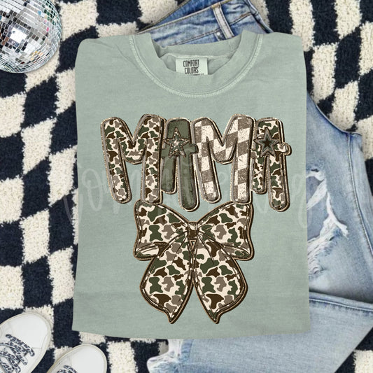 Checkered Camo Mama Coquette 00599