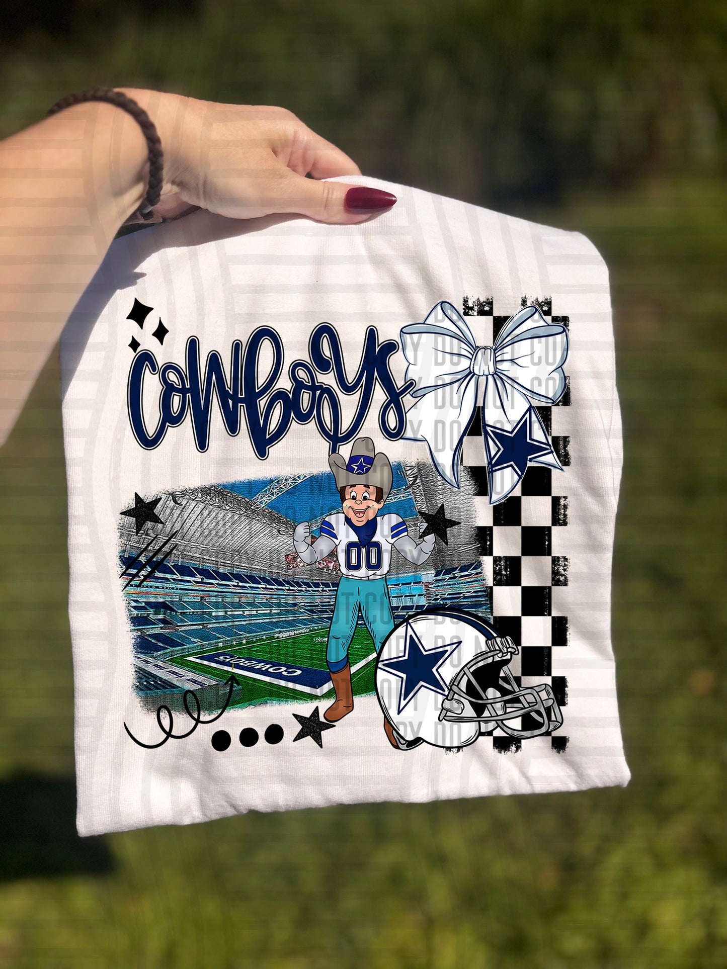 Pro Football Team Stadium Coquette Mascot (Choose Yours) 00918