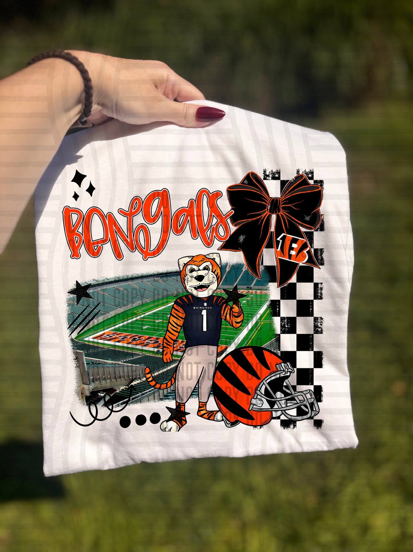 Pro Football Team Stadium Coquette Mascot (Choose Yours) 00918