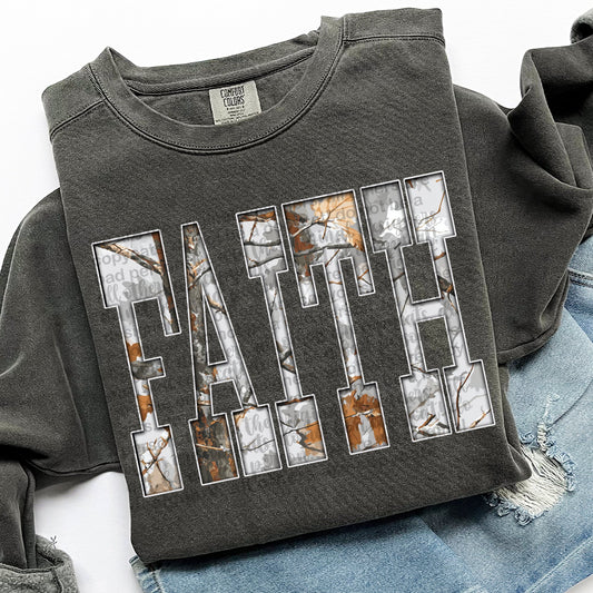 Gray Camo Faith 00736