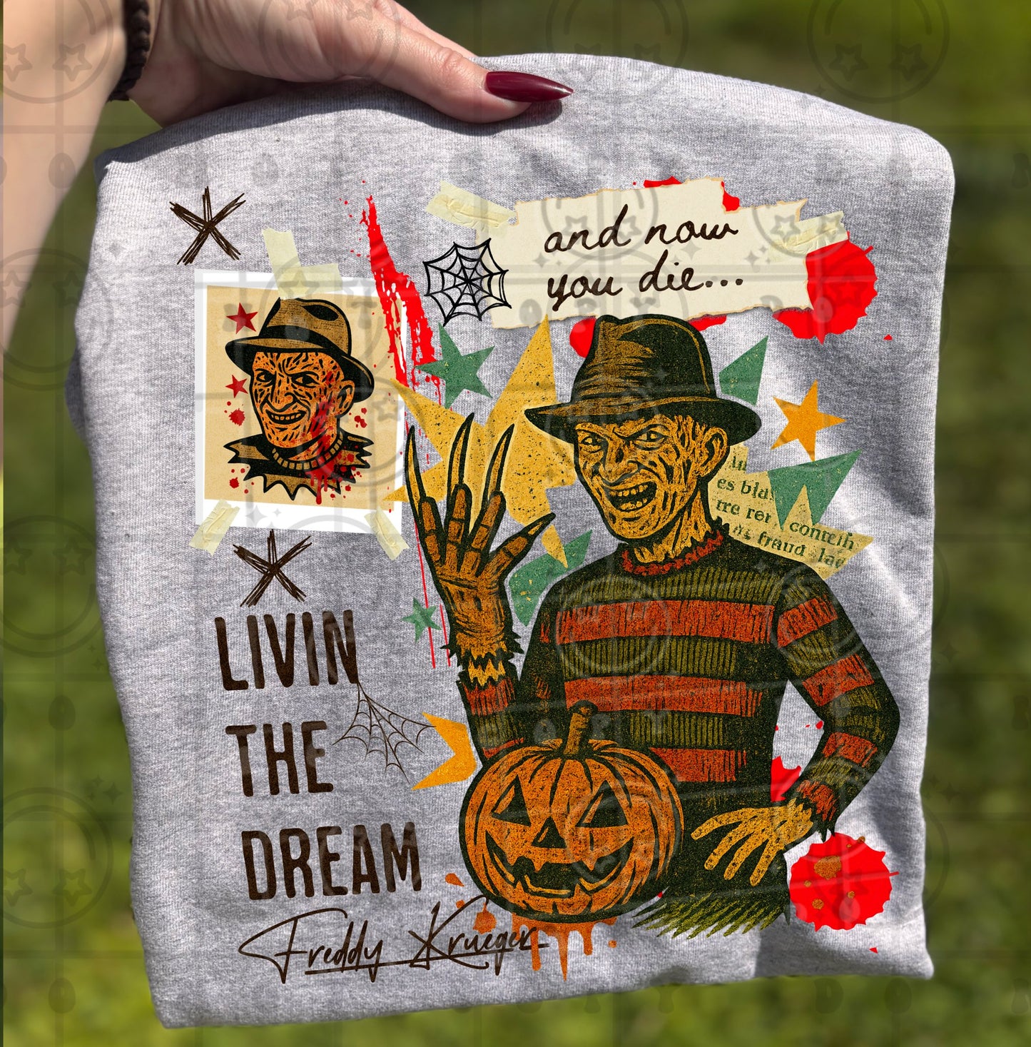 Vintage Horror Collage Freddy 00719