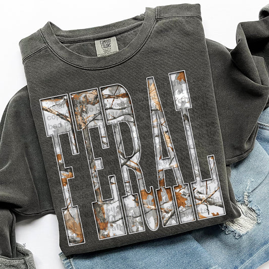 Gray Camo Feral 00731