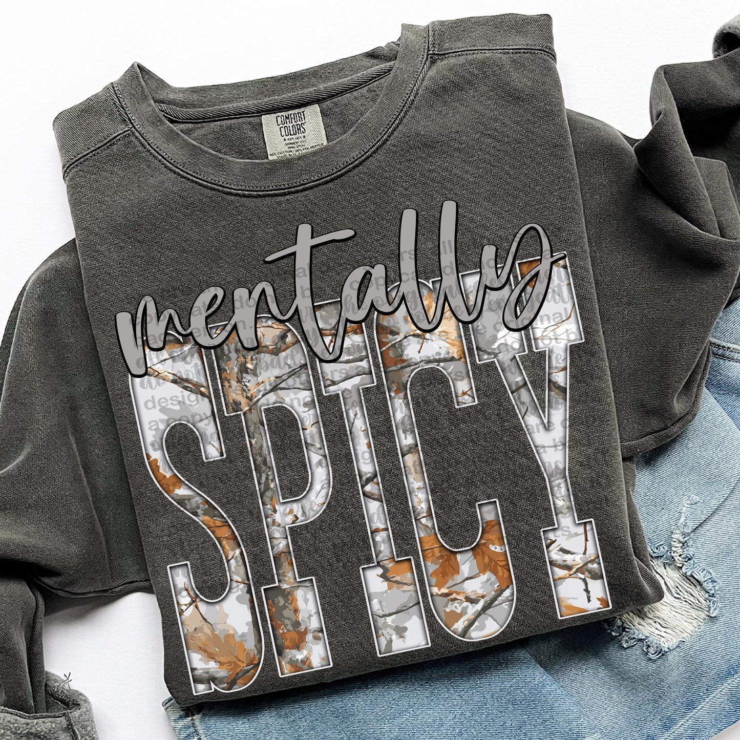 Gray Camo Mentally Spicy 00663