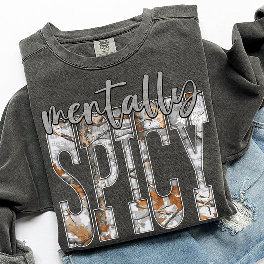 Gray Camo Mentally Spicy 00663