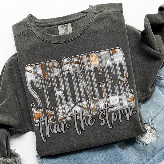 Gray Camo Stronger Than the Storm 00667