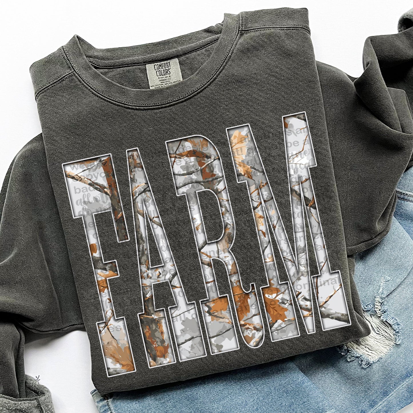 Gray Camo Farm 00679