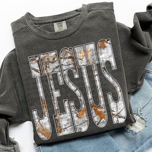 Gray Camo Jesus 00735