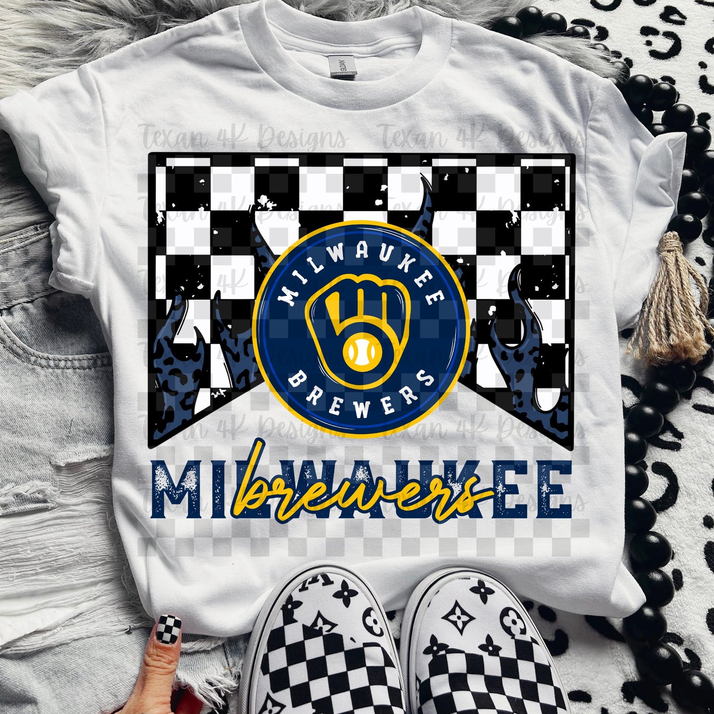 Leopard Flame Pro Baseball Teams (Choose Yours) 07619