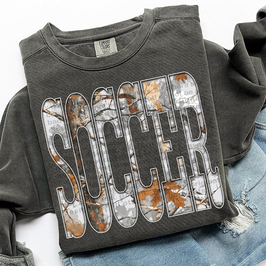 Gray Camo Soccer 00669