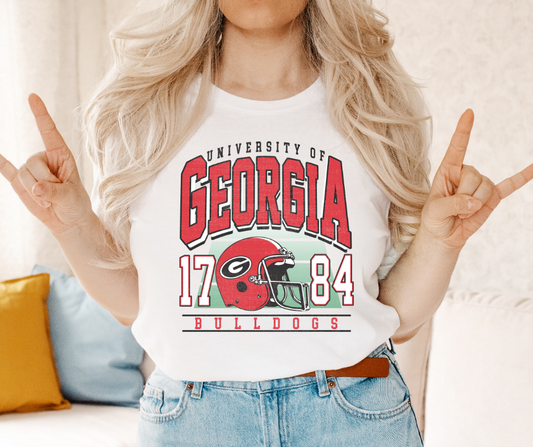 University of Georgia Bulldogs 1784 DTF Transfer 06009