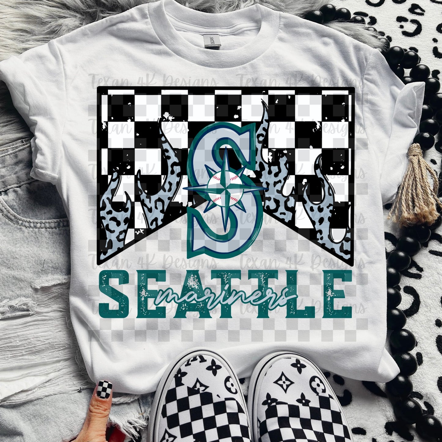 Leopard Flame Pro Baseball Teams (Choose Yours) 07619