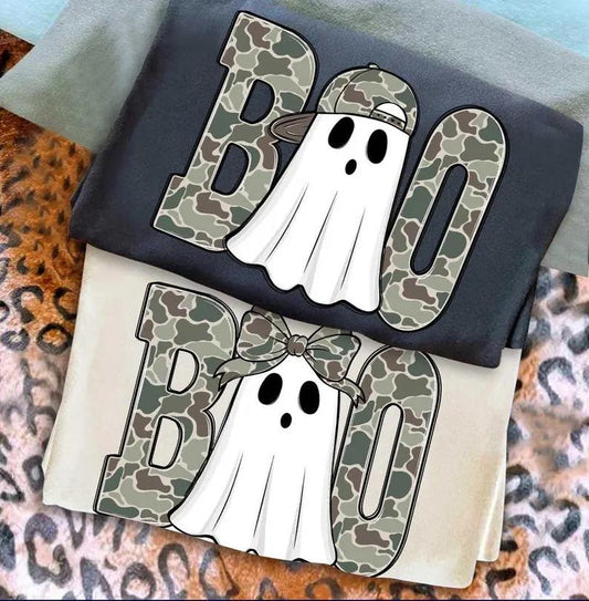 Camo Boo Ghost Boy or Girl 00560