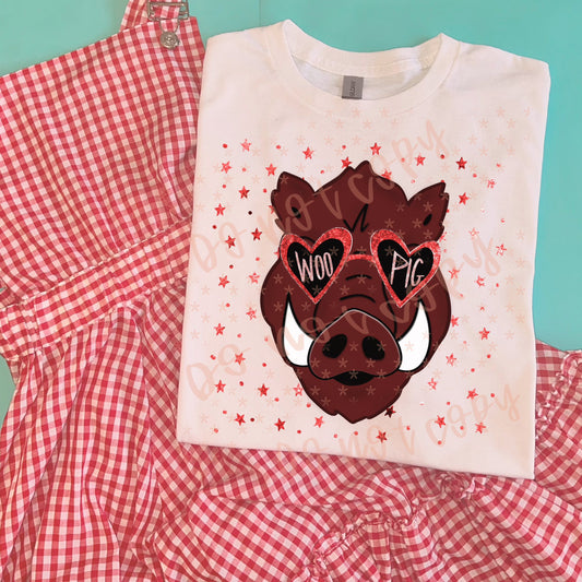 Preppy Razorback Woo Pig Stars 00573