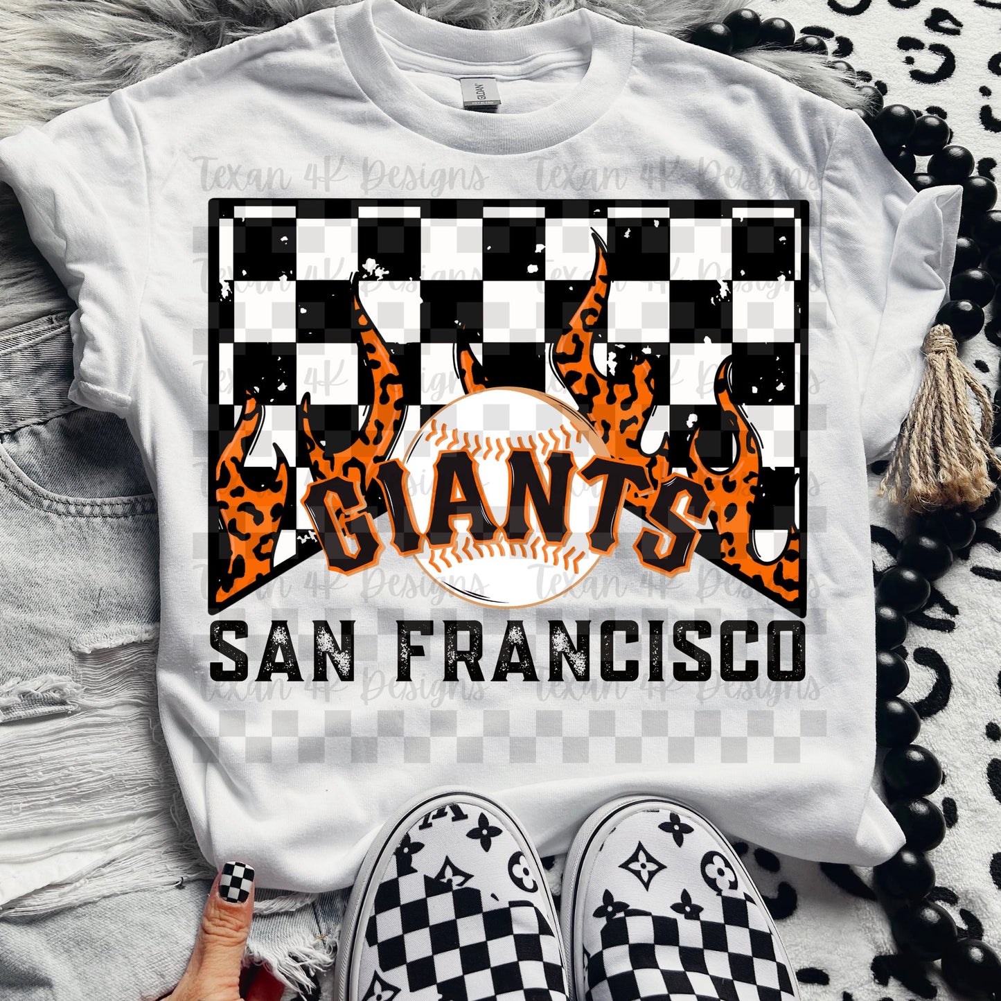 Leopard Flame Pro Baseball Teams (Choose Yours) 07619