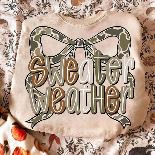 Camo Coquette Sweater Weather 00563