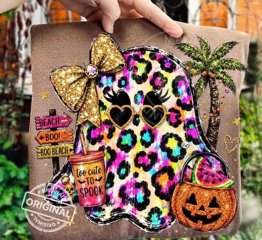 Preppy Leopard Ghost Beach 08708