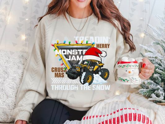 Monster Jam Christmas JCB DIGatron 00347