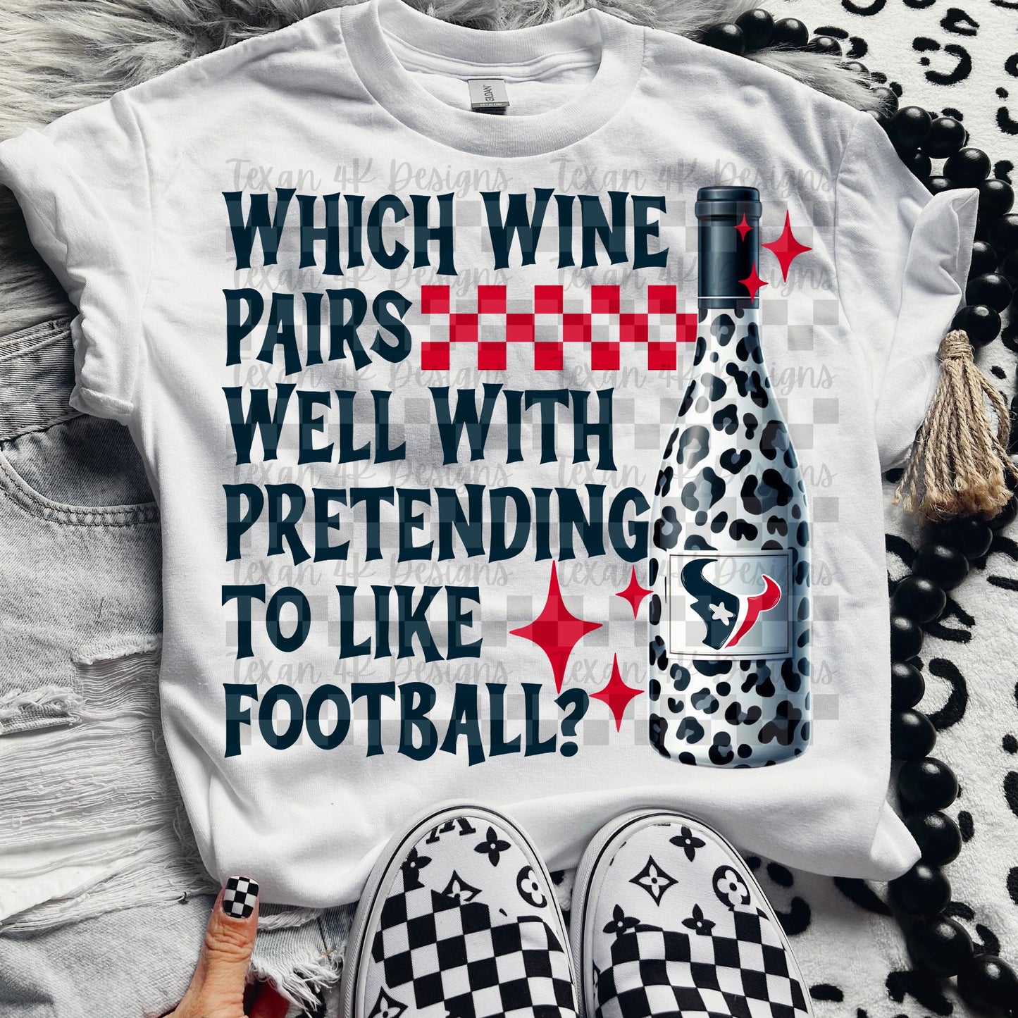 Pro Football Team Which Wine Pairs Well with Pretending (Choose Yours) 00342