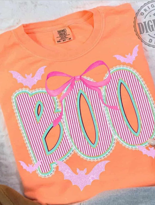 Pastel Seersucker Boo 00377