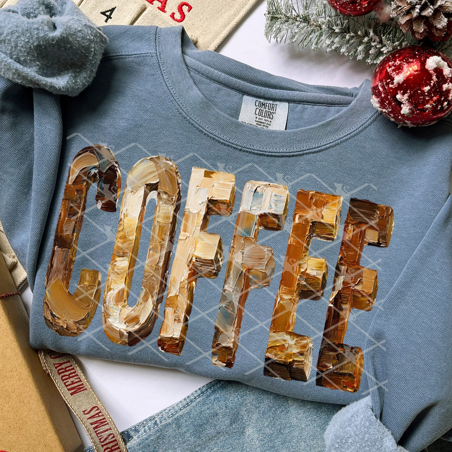 Faux Painted COFFEE 00333