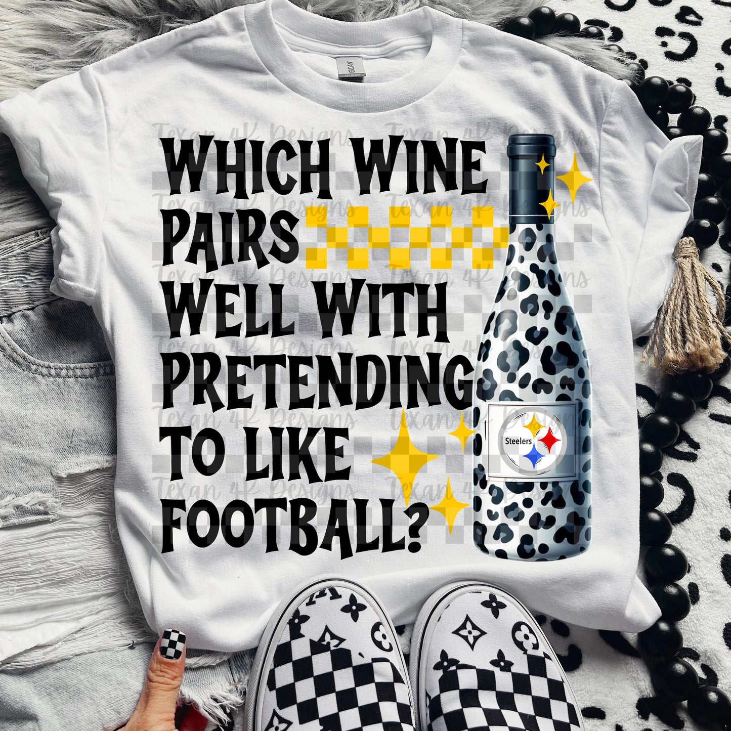 Pro Football Team Which Wine Pairs Well with Pretending (Choose Yours) 00342