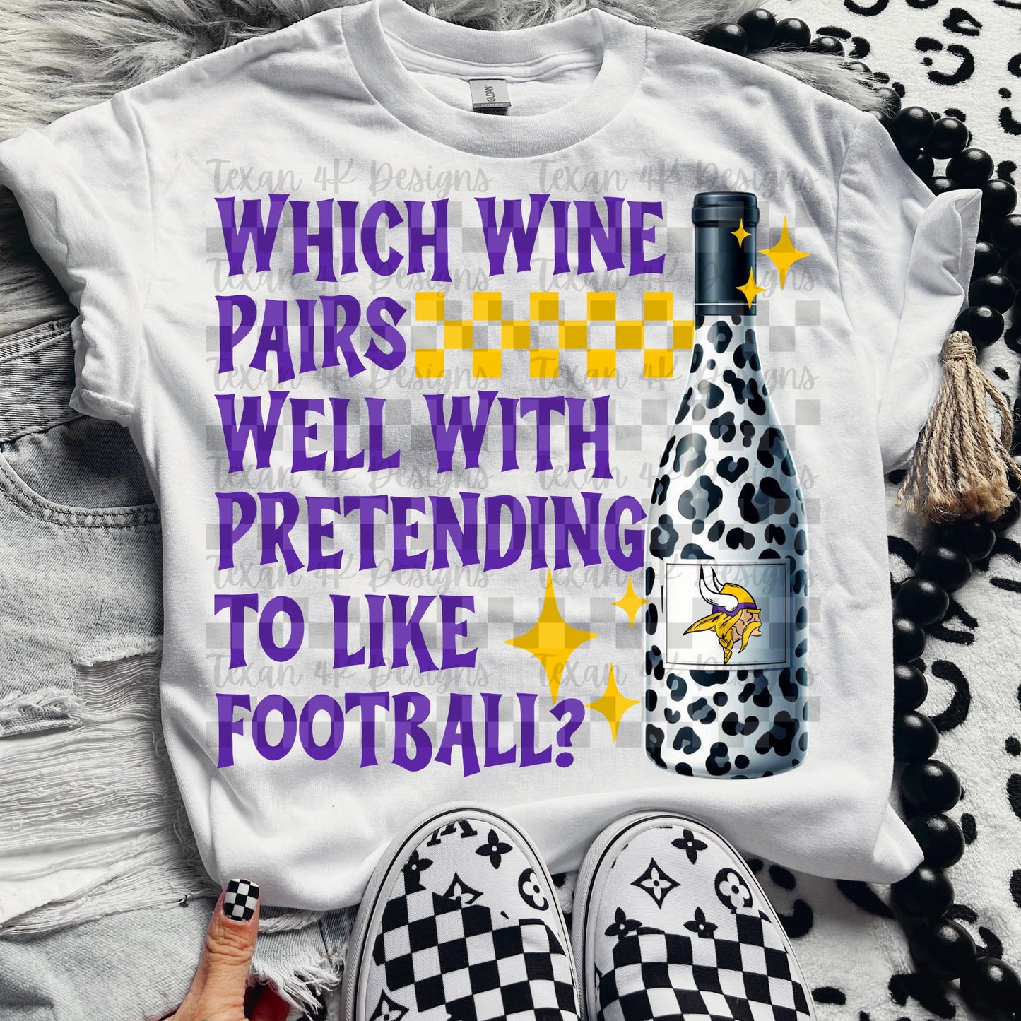 Pro Football Team Which Wine Pairs Well with Pretending (Choose Yours) 00342