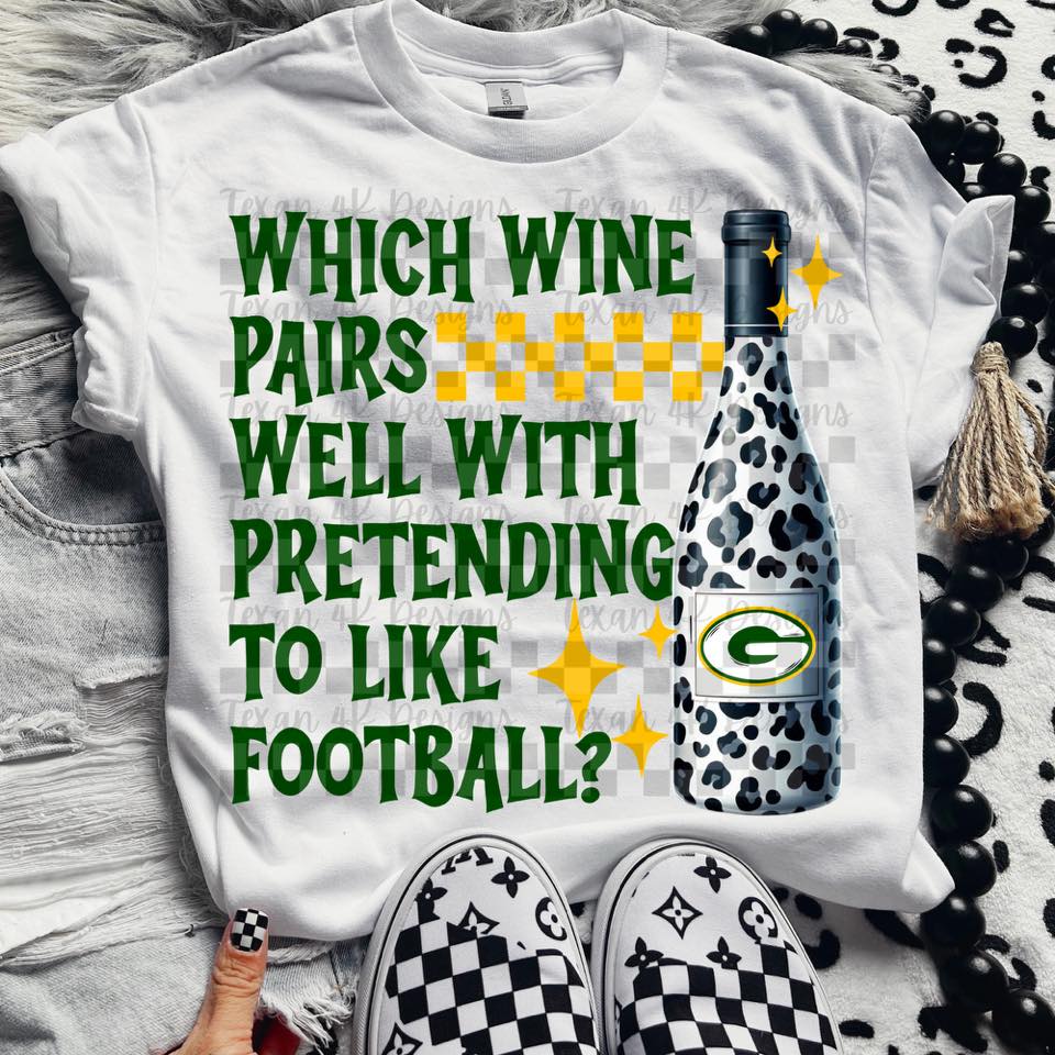 Pro Football Team Which Wine Pairs Well with Pretending (Choose Yours) 00342