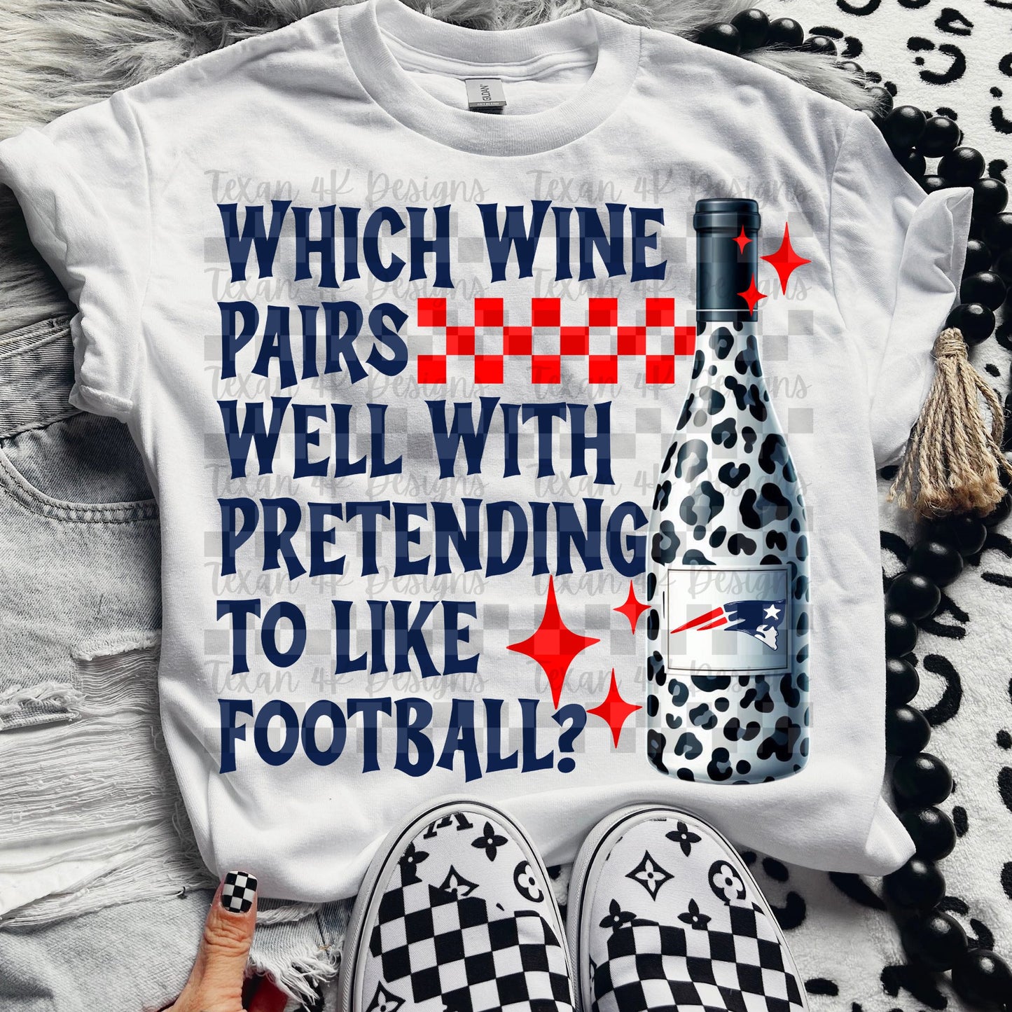 Pro Football Team Which Wine Pairs Well with Pretending (Choose Yours) 00342