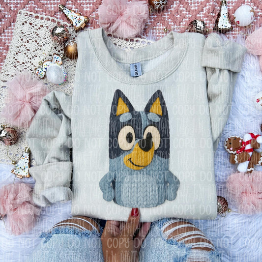 Blue Dog Chunky Crochet 00413