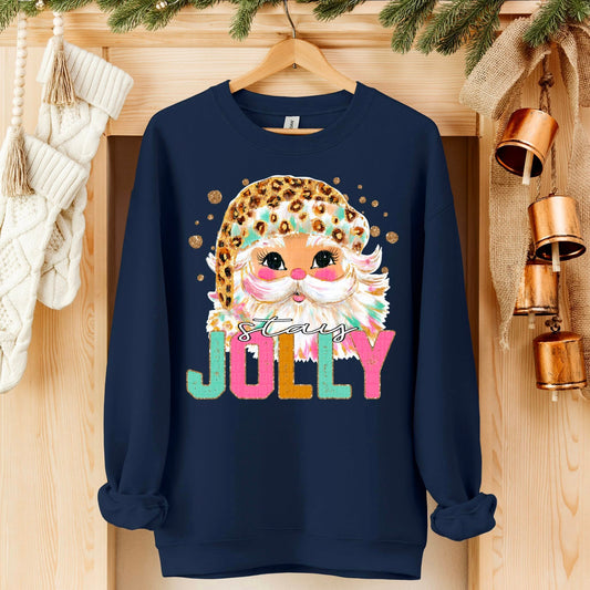 Stay Jolly Preppy Santa 00332