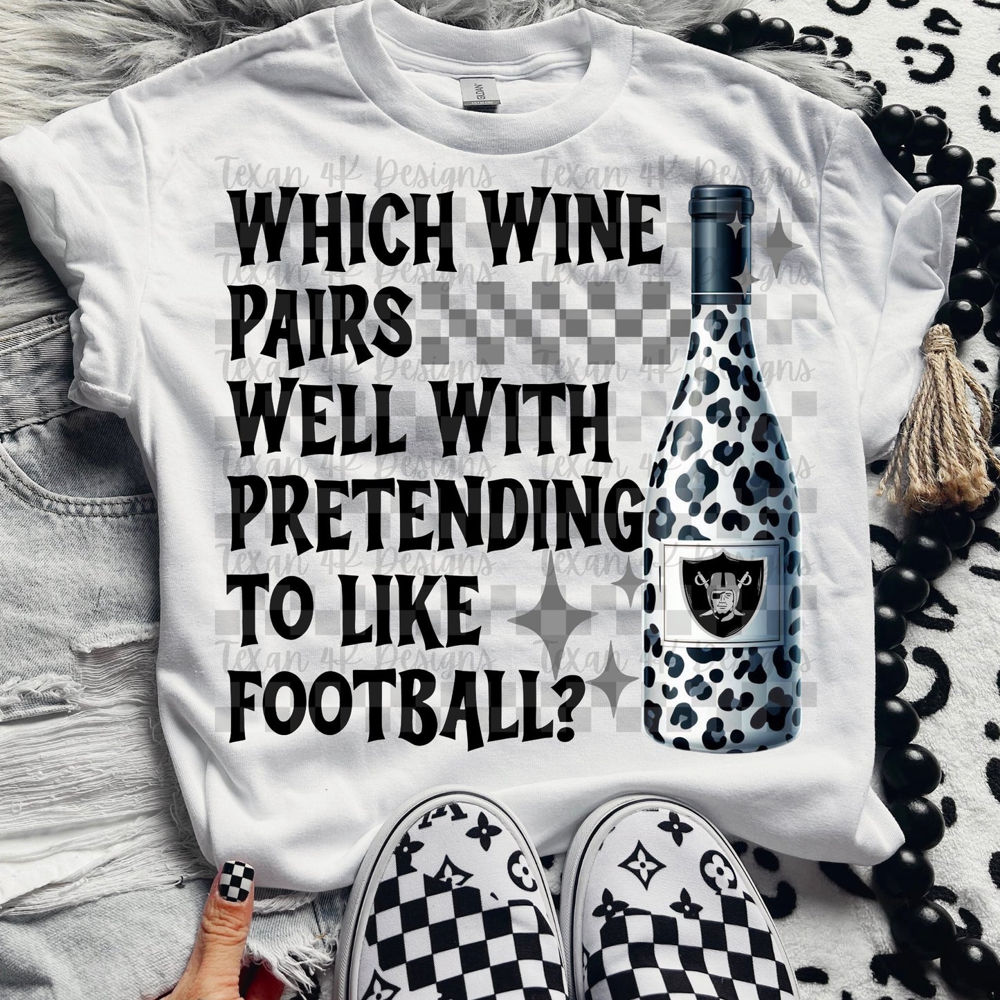 Pro Football Team Which Wine Pairs Well with Pretending (Choose Yours) 00342