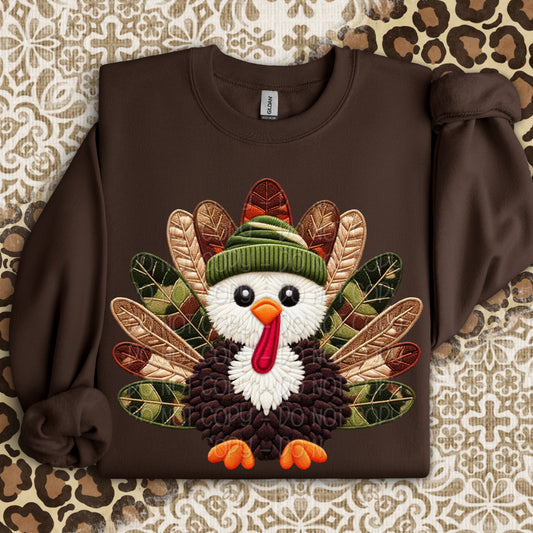Faux Yarn Camo Turkey 00401