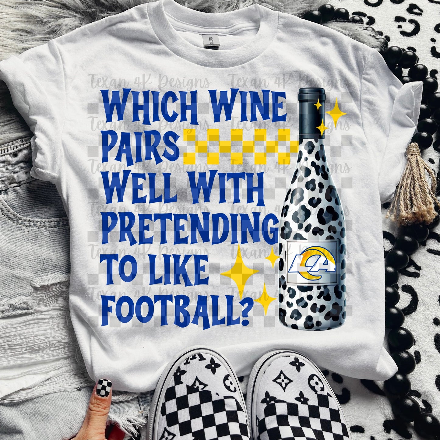 Pro Football Team Which Wine Pairs Well with Pretending (Choose Yours) 00342