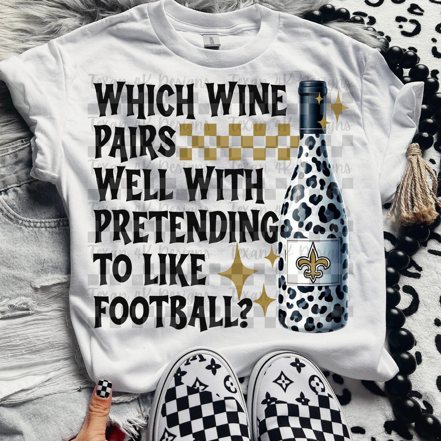 Pro Football Team Which Wine Pairs Well with Pretending (Choose Yours) 00342